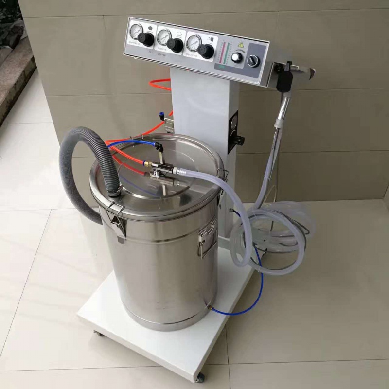 适用静电手动喷涂机静电塑粉喷塑机静电粉末喷粉机喷枪 主机加自动枪