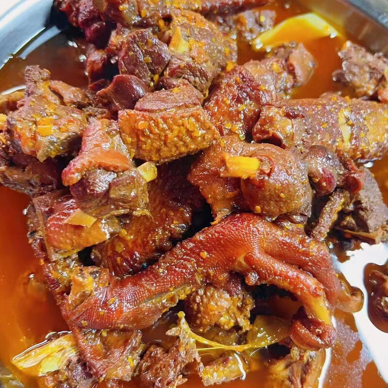 i云南红河干锅旱鸭麻辣鸭加热即食麻辣鲜香干锅鸭红河特色 500g 微辣