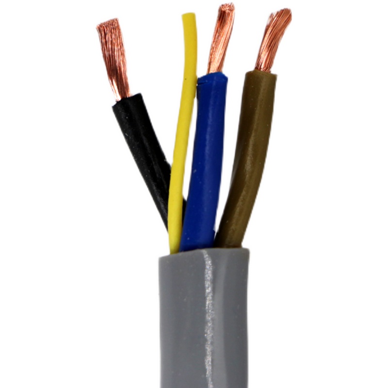 嘉远月高柔性拖链电缆TRVV2 3 4 5芯0.3 0.5 0.75 1 1.5平方耐弯折软线 国标 2芯0.3平方(1米)