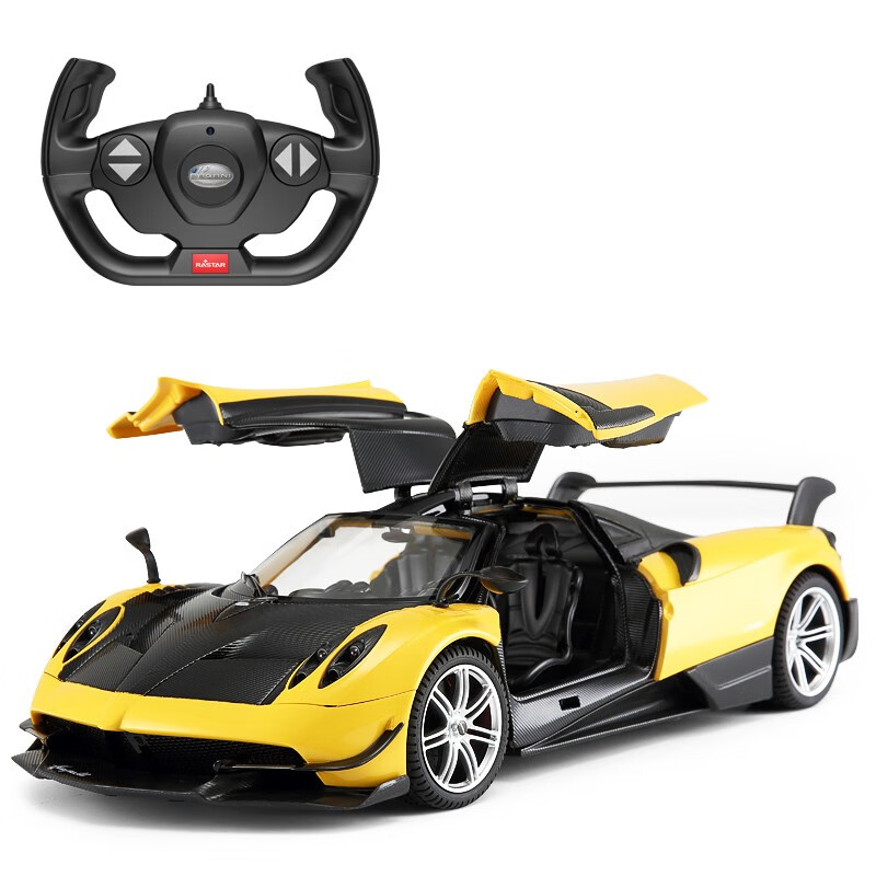 星辉(rastar)帕加尼风神遥控汽车可开门电动遥控赛车跑车模型男孩儿童