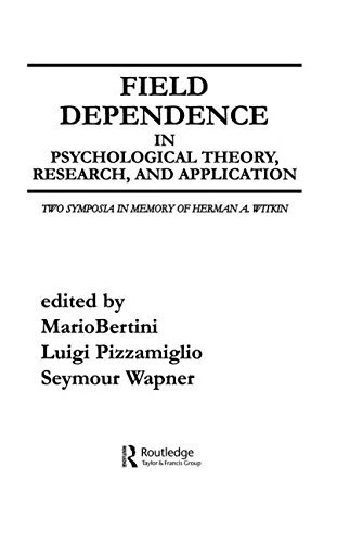 【预订】field dependence in psychological