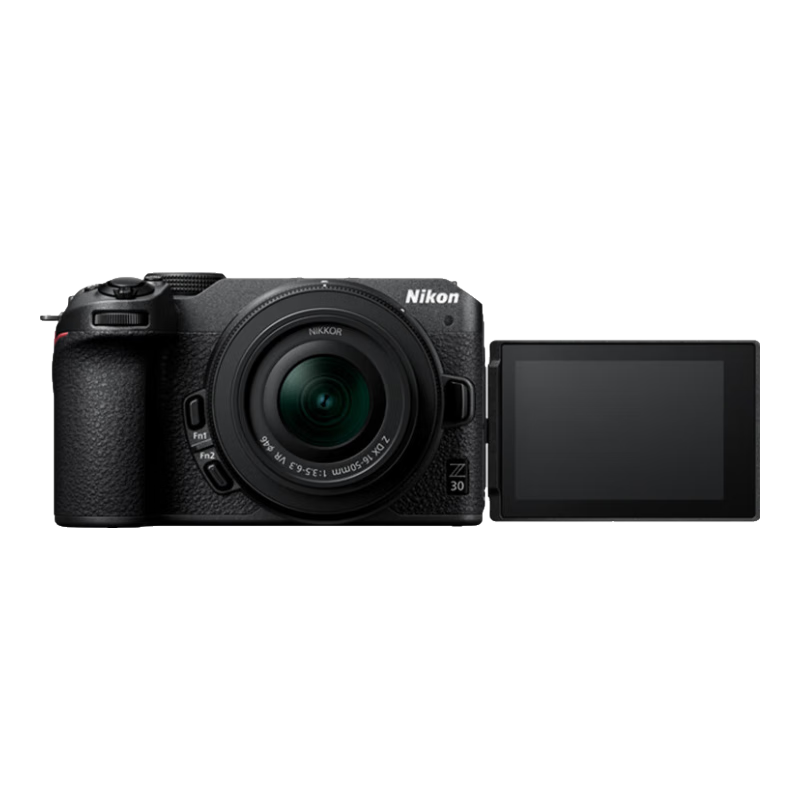 Nikon 尼康 Z30 APS-C画幅 微单相机 黑色 Z DX 16-50mm f/3.5-6.3 VR 46mm 单头套机