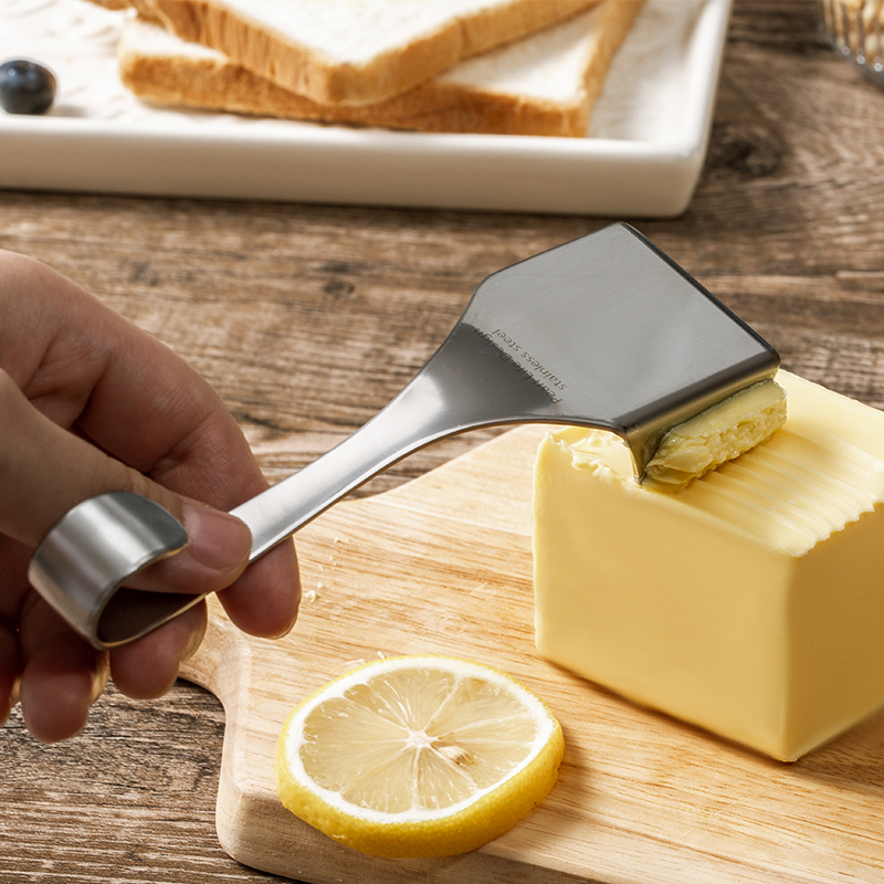 gowke果酱刀切黄油刀抹牛油刀不锈钢奶酪刀切割器芝士