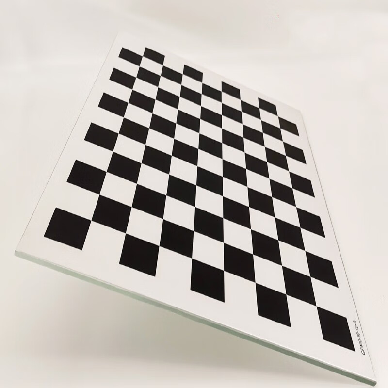 典南 相机标定板 氧化铝棋盘格漫反射 不反光 12*9方格 视觉光学标定
