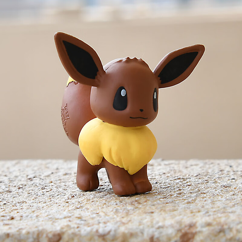 伊布家族太阳月冰火雷水叶仙子玩偶摆件宠物小精灵手办公仔 伊布 4