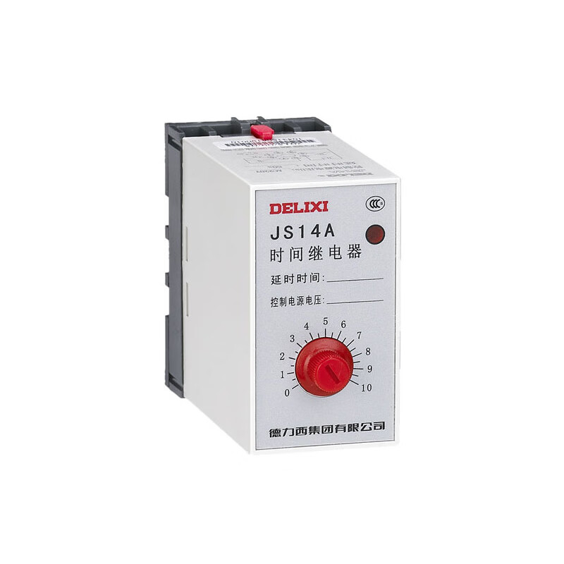 德力西电气(delixi electric) 晶体管时间继电器 js14a  6-60s ac380v