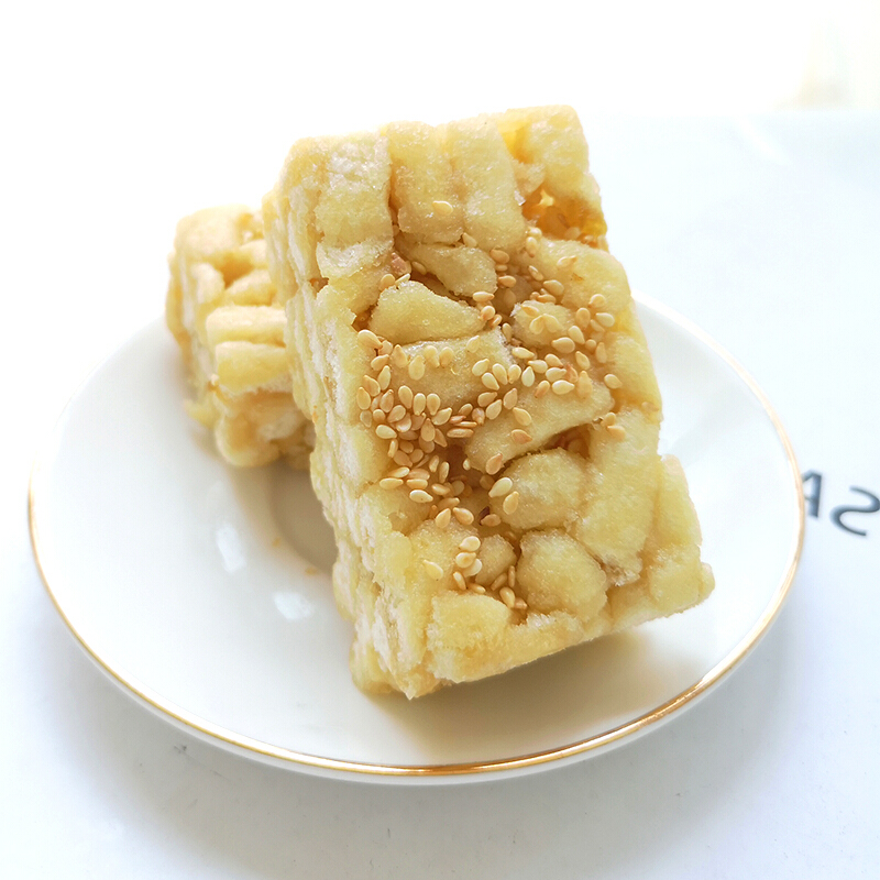 虎钢馋沙琪玛软儒整箱斤散装萨其马早餐办公室零食休闲小吃传统糕点