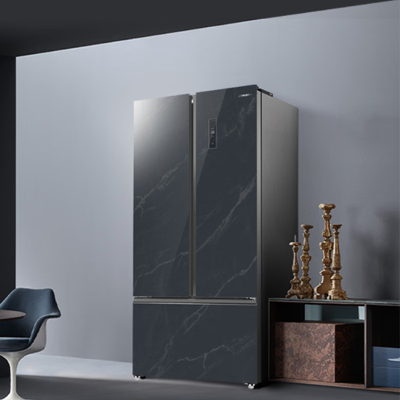 创维501升美式三开门冰箱 bcd-501wtgpsa 115升大变温室 银离子杀菌