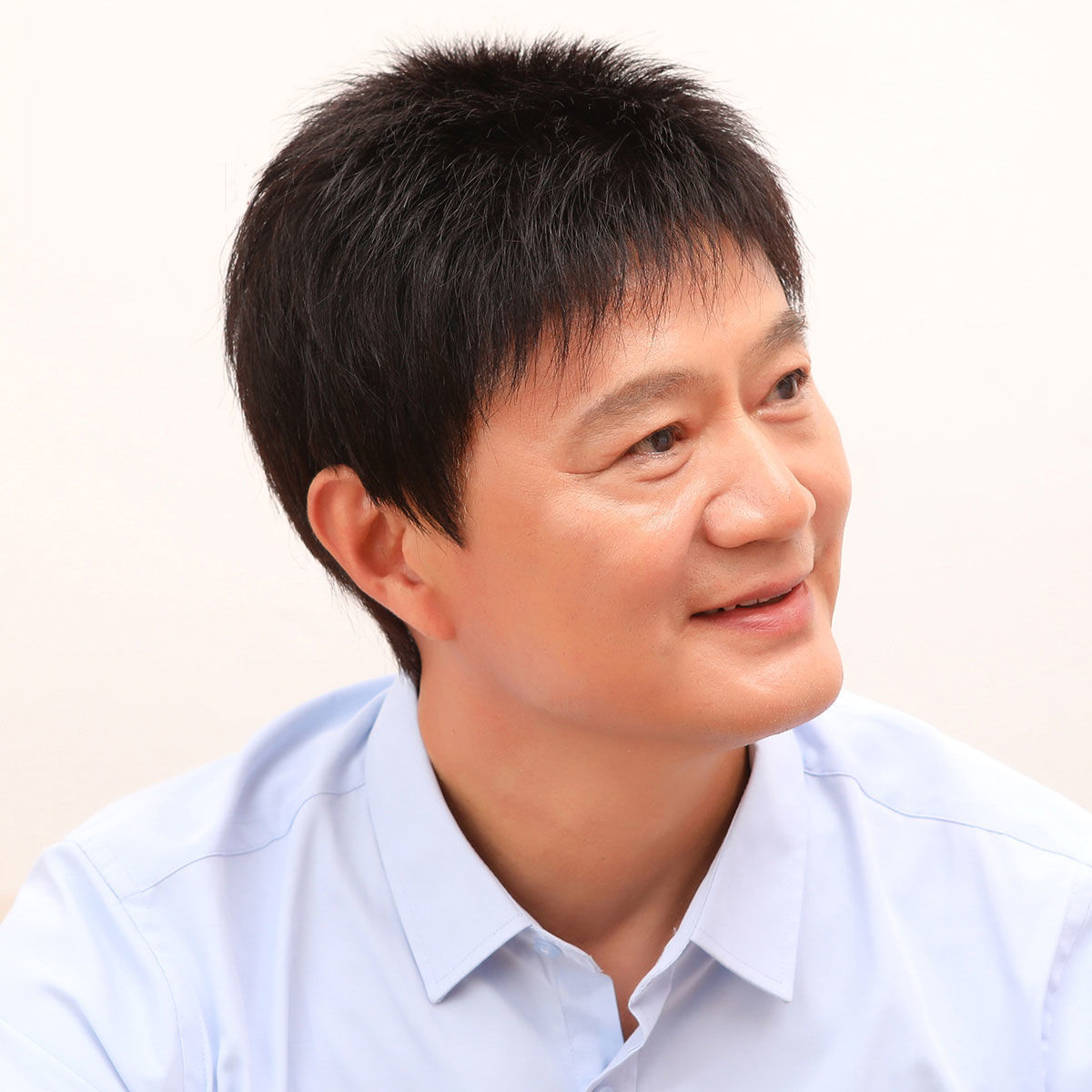 妙黛儿假发男短发韩版帅气中老年头套真人发丝平头寸头真发短直发假发