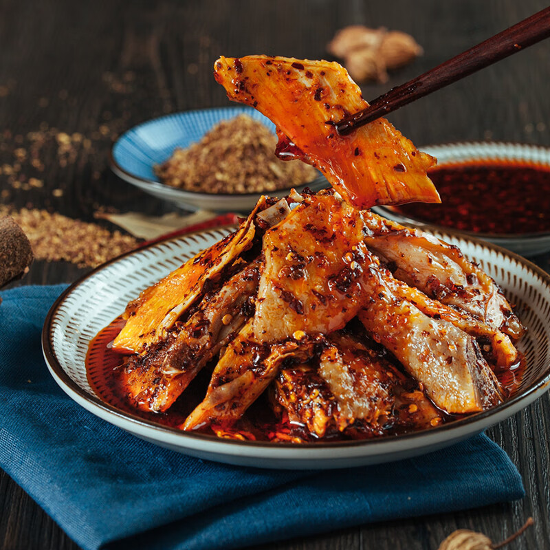 清爵鬼城丰都麻辣鸡块即食下酒菜跑山鸡新鲜拌料冷吃 麻辣鸡 400g