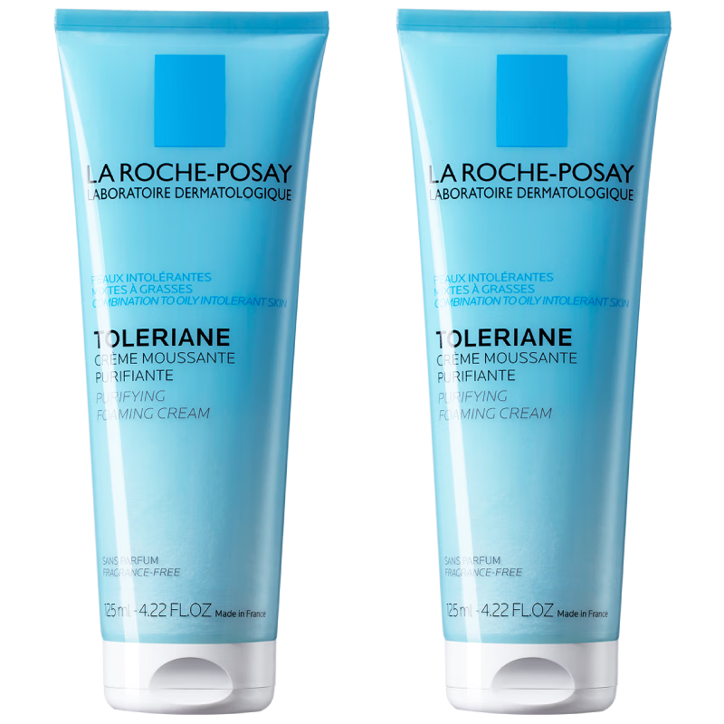 理肤泉特安洗面奶125ml*2支装洁面泡沫保湿卸妆温和清洁护肤品11.11礼物