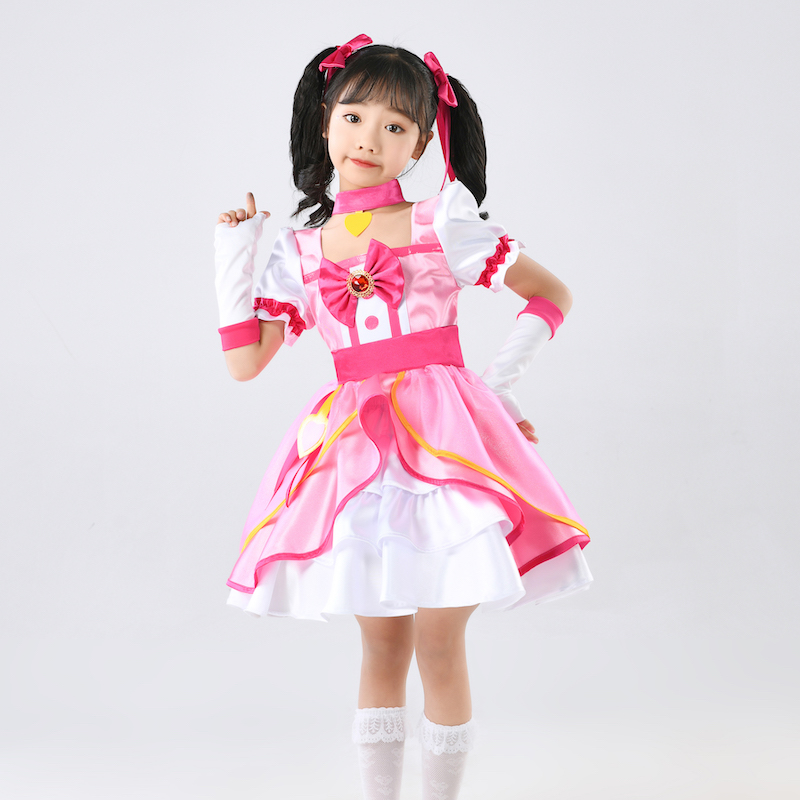 小伶玩具魔法世界2变身裙小玲cos服儿童衣服演出服欧若拉表演 欧若拉