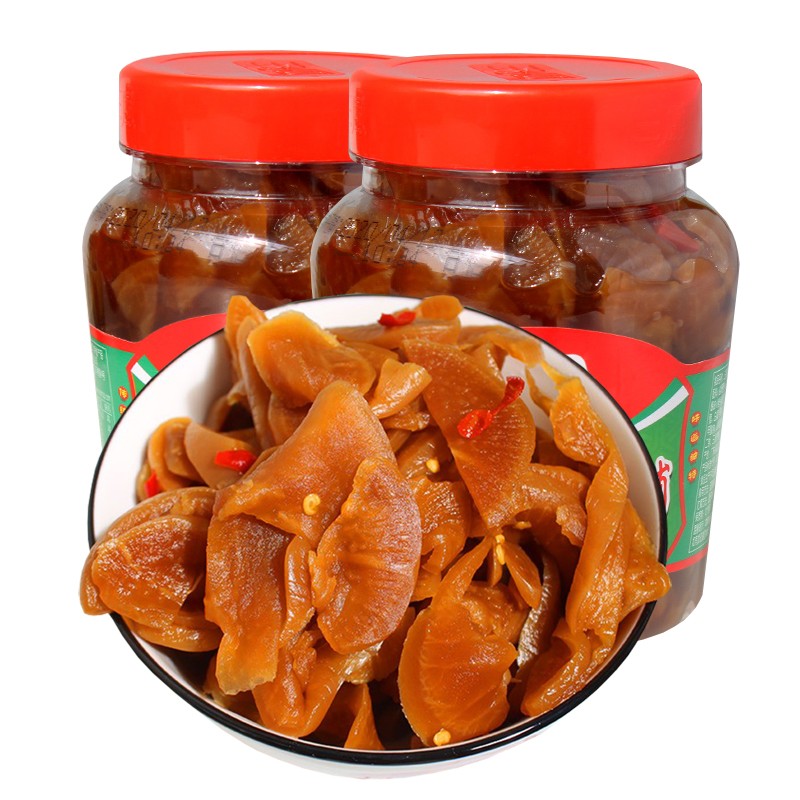 三厨酱脆萝卜爽脆菜脯450g海南特产鲜咸腌制萝卜干泡菜酱汁泡萝卜片条