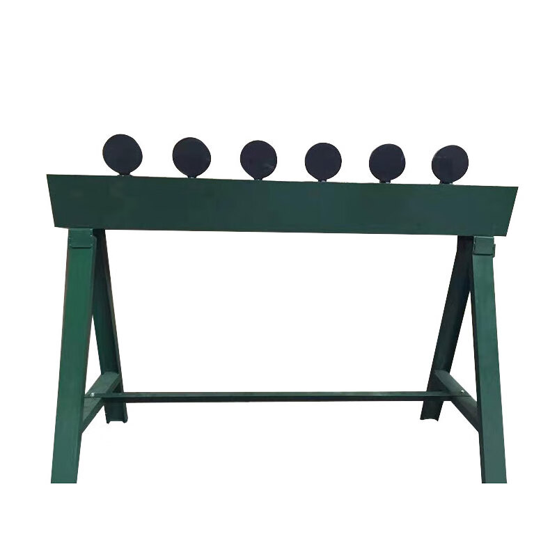 双游六头钢板靶 打靶训练器材快速训练靶自动钢板靶机起倒靶机移动靶