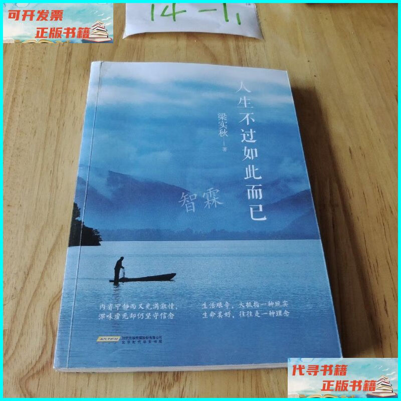 【二手9成新】人生不过如此而已 北京时代华文书局