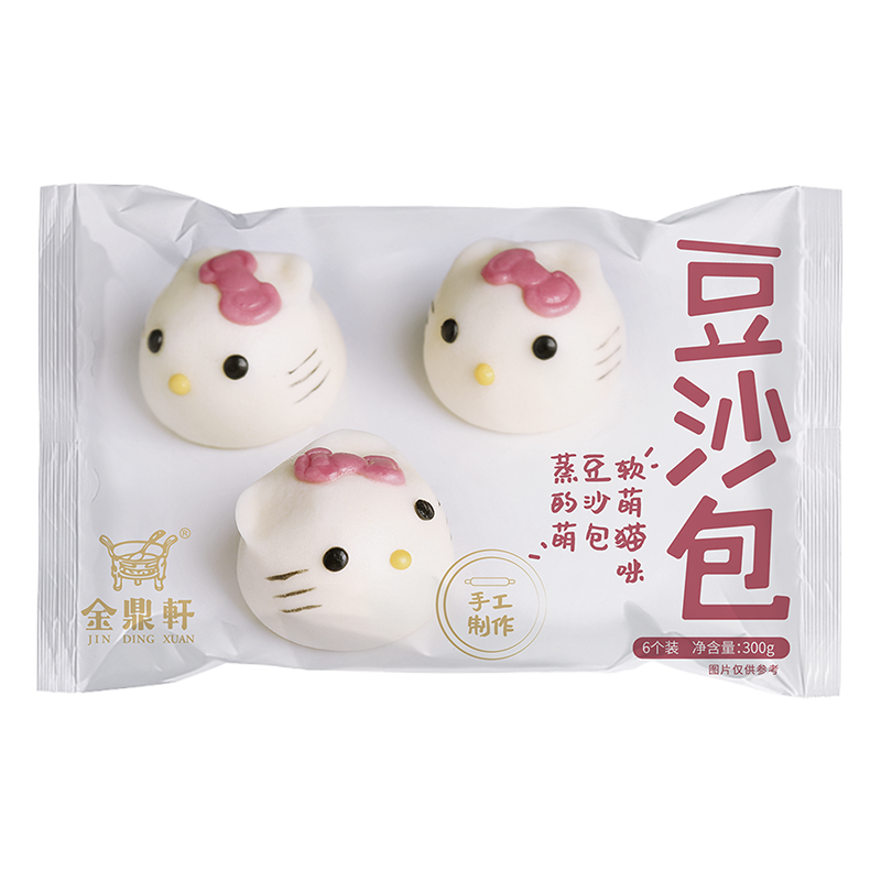 金鼎轩豆沙包:口感极佳,价格合理