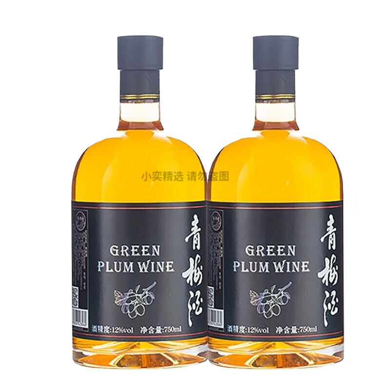 蘇州橋超大容量青梅酒750ml低度微醺聚會(huì )晚安酒水果酒12度梅子酒瓶裝 青梅酒2瓶裝