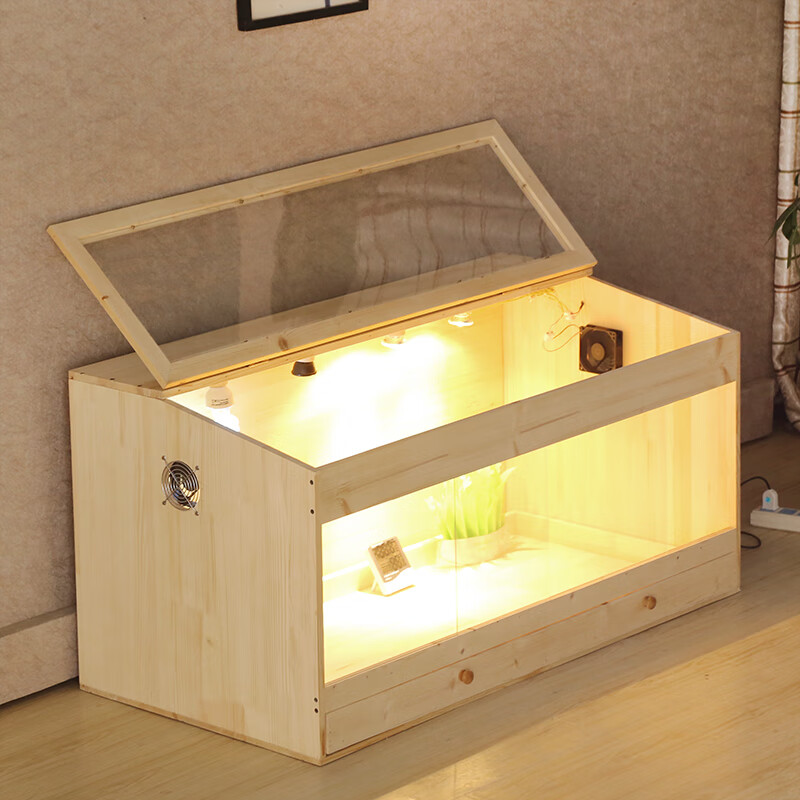 hkml*乌龟缸角蛙爬宠饲养箱蜘蛛守宫盒蜥蜴宠物蛇蝎子昆虫特大号 陆龟