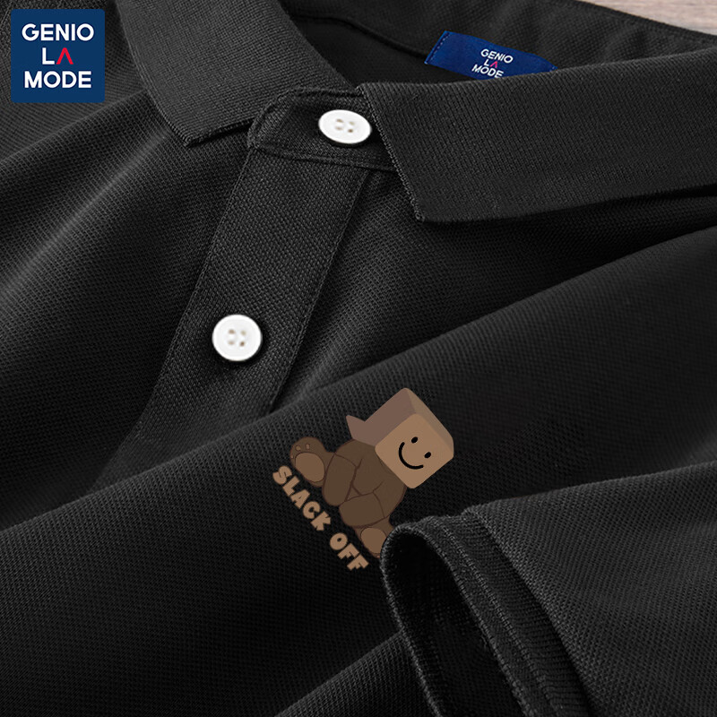 ���ڲ�����GENIOLAMODE��ϵ��˿polo��������ʿ�ļ��з��쳱����������͸����װ ��ɫ(�������ر�) 180/XL