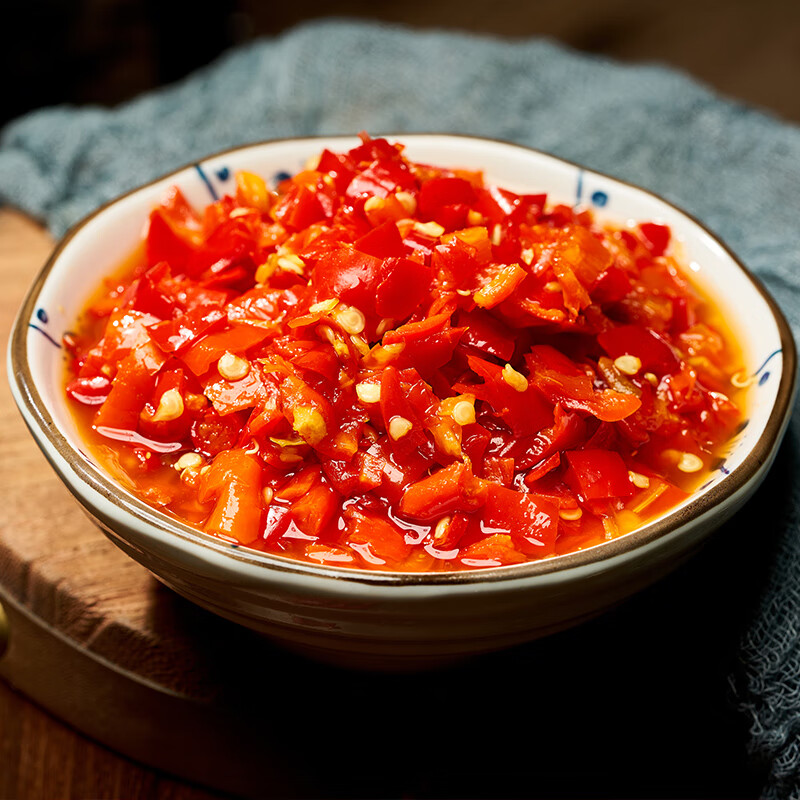 火辣辣(huolala)精制剁辣椒湖南特产开味下饭菜拌饭拌面酱蒸鱼头剁椒