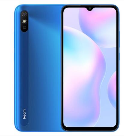 小米红米9A Redmi 9A 手机  智能学生老人手机 晴空蓝 全网通(4G+64G)