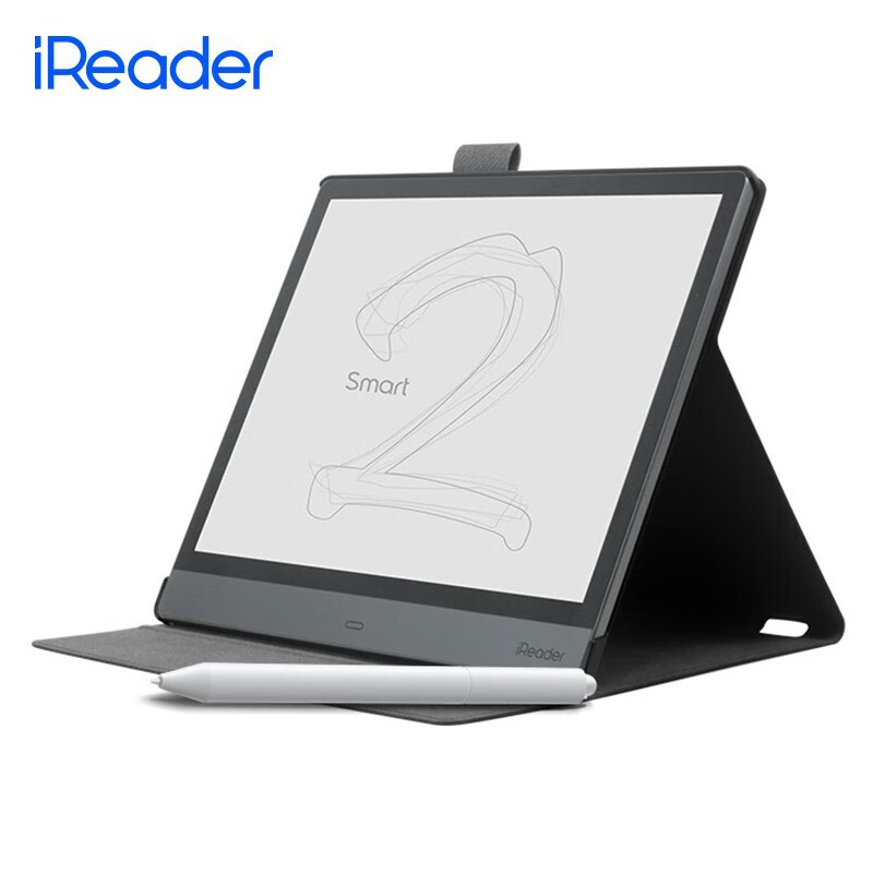 掌阅iReader Smart2 超级智能本 电子书阅读器 10.3英寸墨水屏电纸书 32G 雅致灰折叠套·套装