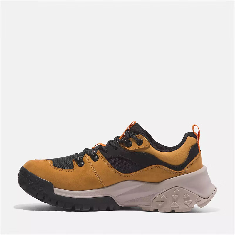 添柏岚（Timberland）男士户外舒适保暖徒步鞋 Motion Scramble 低系带防水徒步鞋 小麦色磨砂皮 40码/US7