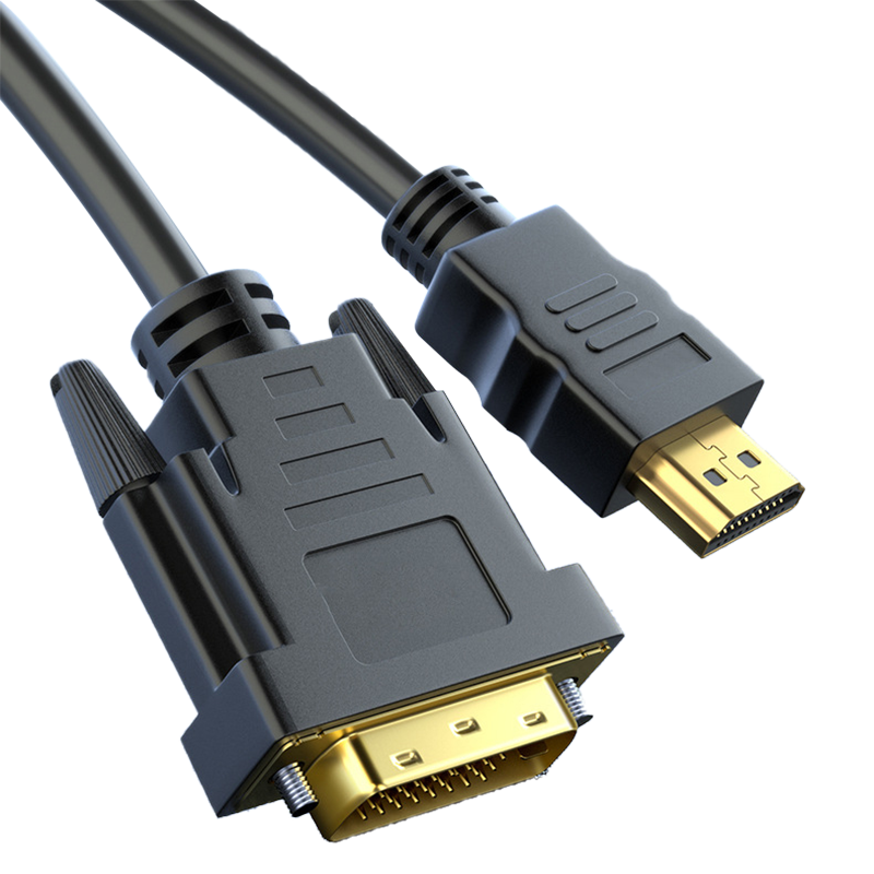 倍方 HDMI转DVI转换线 DVI转HDMI转接头高清双向互转视频线笔记本电脑投影仪显卡显示器连接转换线1.8米31527