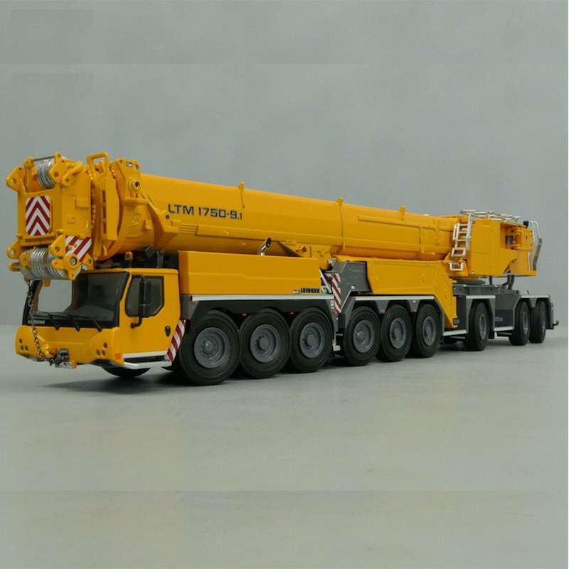 利勃海尔全地面轮式起重机模型 wsi 1:50 liebherr ltm 1750-9.1 黄色