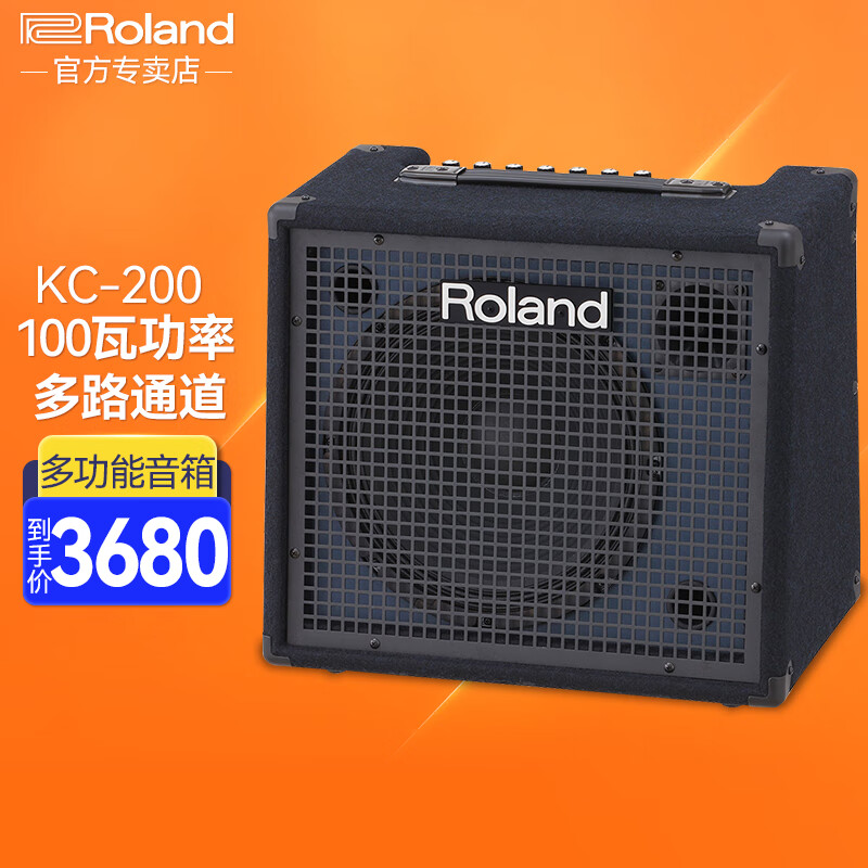 罗兰（Roland）综合乐器音箱KC系列 电子琴/电钢琴/合成器/电吉他/贝斯/键盘音响 KC200（100瓦