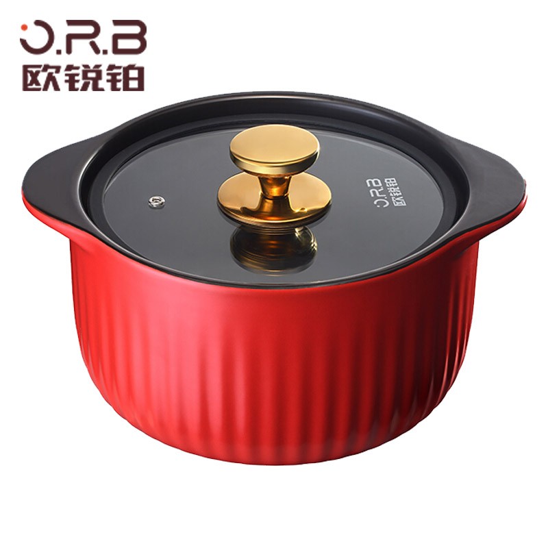 欧锐铂 唯爱 锂辉石砂锅 煲汤炖锅 陶瓷汤锅 orb-358
