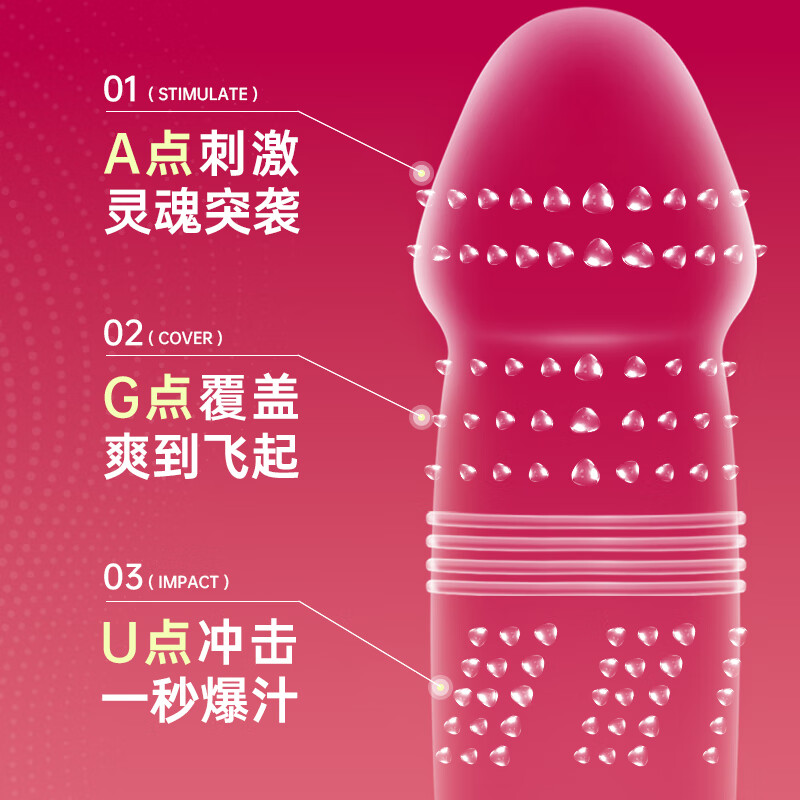 炽久无储大颗粒避孕套超薄带刺狼牙套旋排玻尿酸安全套螺纹高潮成人 【无储组合】无储颗粒+高潮桃桃组合装