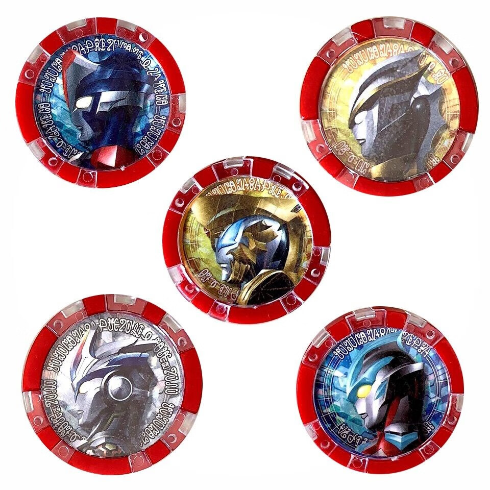 徽章怪兽勋章变身升华器人偶儿童六一儿童节日礼物 5个泽塔勋章不重复