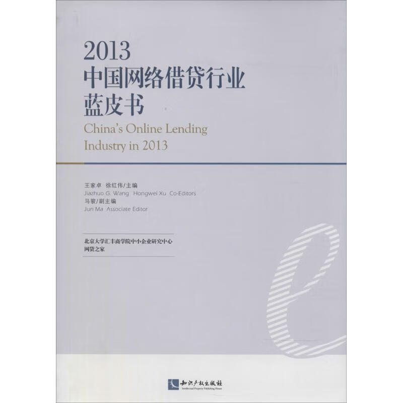 2013中国网络借贷行业蓝皮书