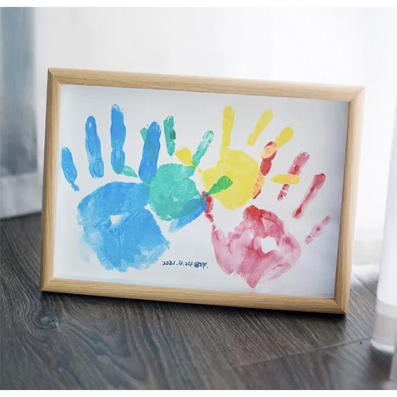 一家人手印相框diy小舍得同款生日周年情侣男女朋友摆件纪念礼物 a4真