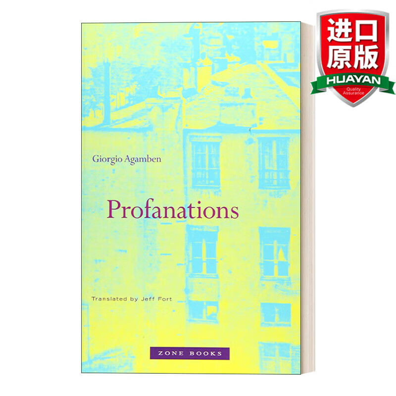 profanations 英文原版 亵渎 giorgio agamben阿甘本 英文版 zone