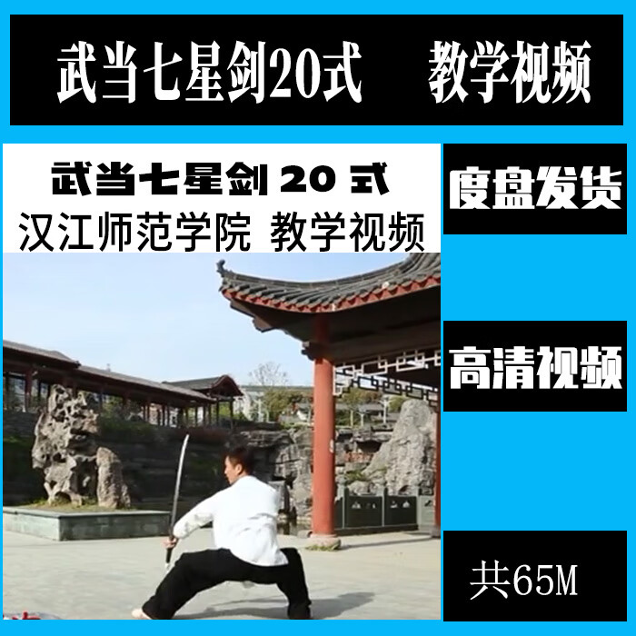 武当七星剑教学视频讲解教程功夫武术拳术强身健身学习课程