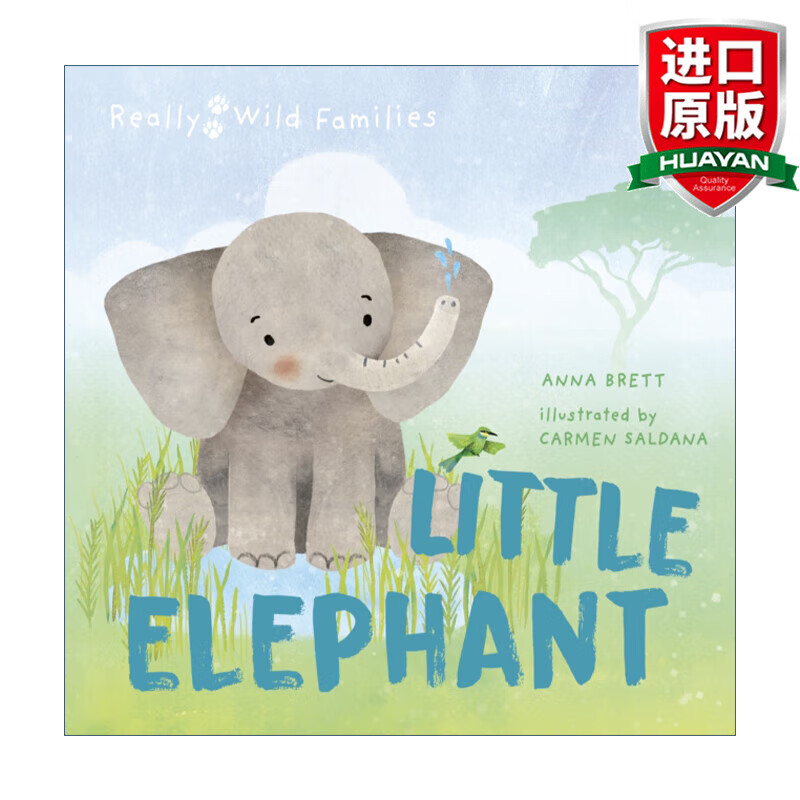 little elephant a day in the life of a elephant calf 英文原版
