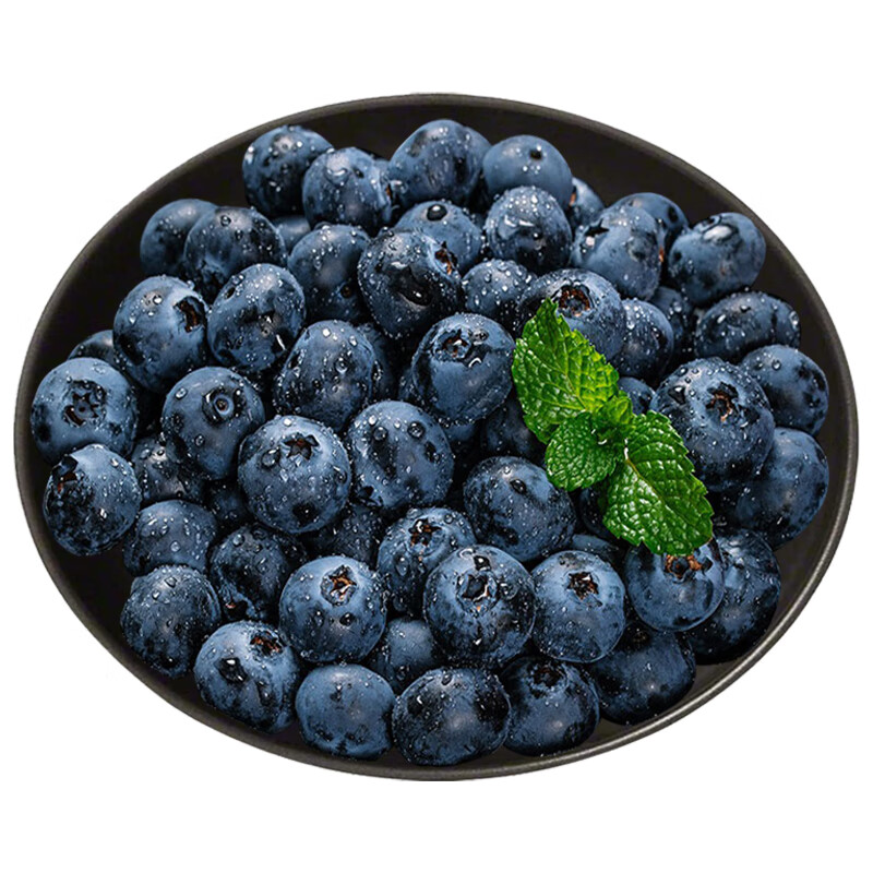 呈鲜菓农蓝莓 国产新鲜大蓝莓脆甜 当季整箱水果 整箱1斤装 中大果 约12-16mm