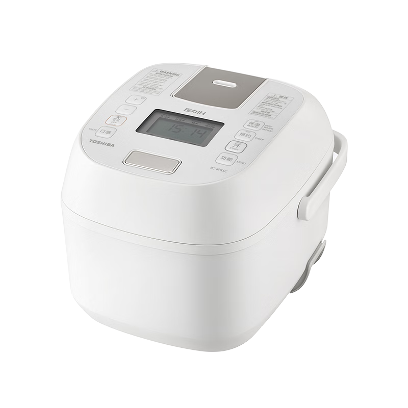 ��֥��TOSHIBA��С����0Ϳ������緹�� ���ڲ�մͿ�� �๦�ܼ�������IH����΢ѹ��С�͵緹��1-2������ �ձ�ͬ�� RC-6PXSC��΢ѹ���㡿 2L