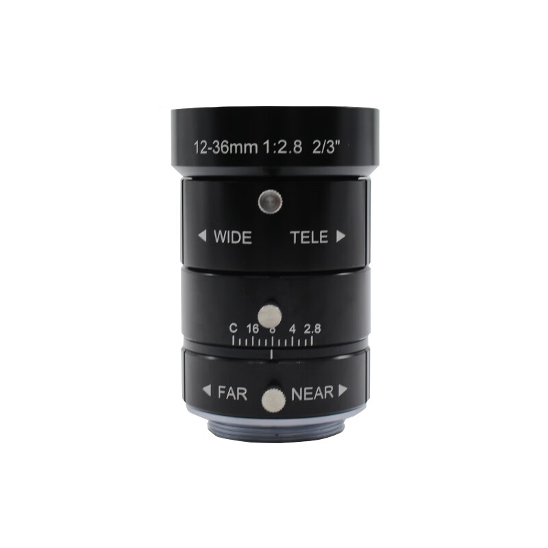 工业相镜头12-36mm变焦高清镜头c接口2/3工业械视觉 焦距12-36mm