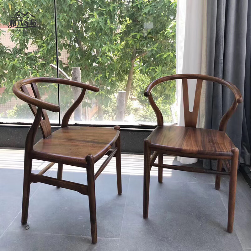 维佩洛围椅全实木太师椅实木围椅圏椅南美胡桃木太师官帽圈椅新中式