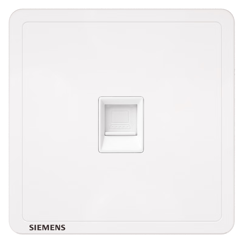 西门子(SIEMENS)超五类电脑插座面板致典雅白色价格走势与评测