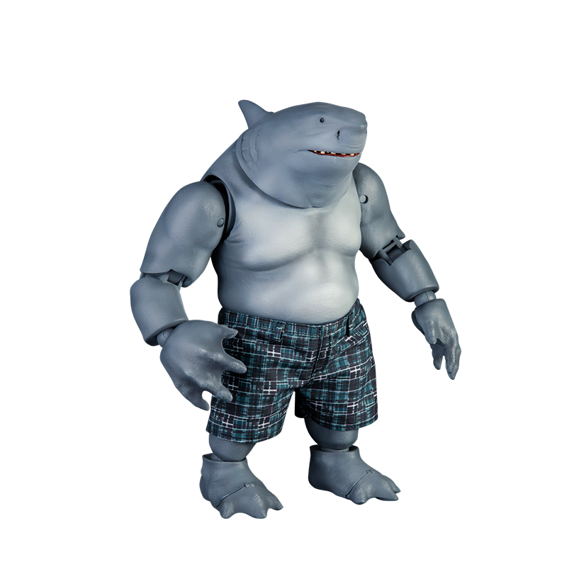 野兽王国野兽王国dc全员集结 x特遣队  纳纳威 鲨鱼王 可动手办玩偶