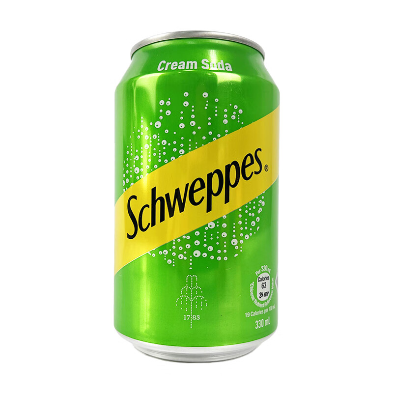 cocacola可口可乐汽水330ml加系碳酸饮料怡泉 玉泉奶油味330ml*6罐