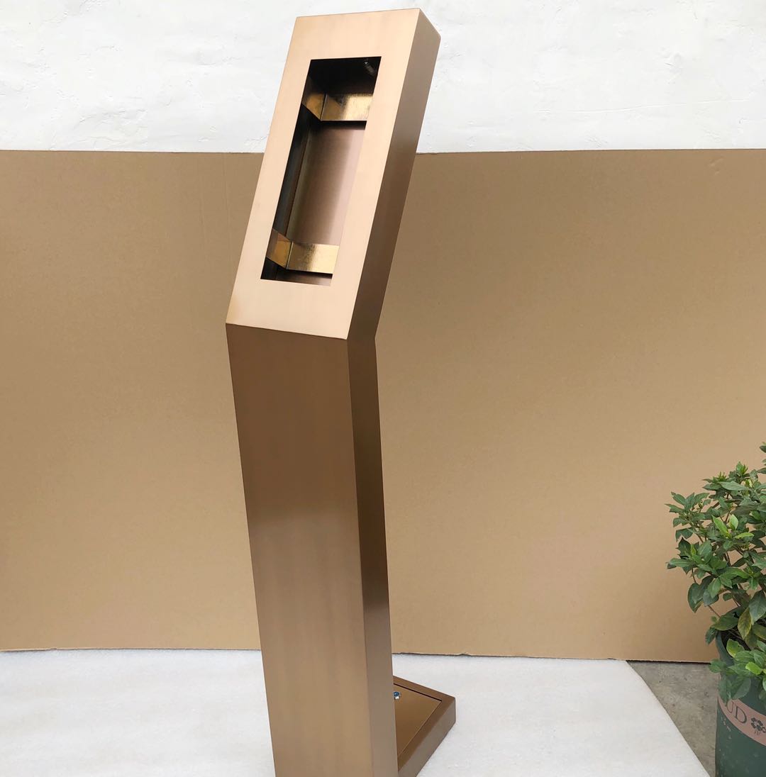 献瑜可视楼守对讲主机立柱小区门口机立柱门禁立柱人脸识别立柱底座