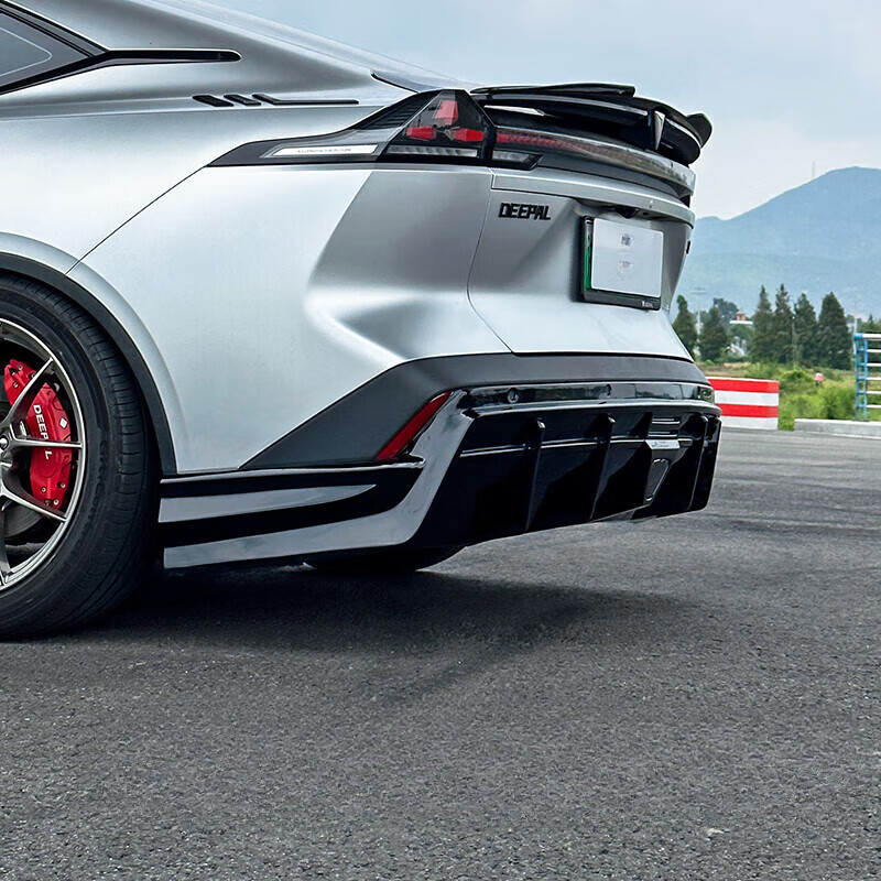 KEOGHS适配23款深蓝sl03改装后包围套件tpye款件汽车用品前后保险杠配件 [SL03专用]tpye款后包围-[亮 单支装 长安深蓝SL03/2022-2023