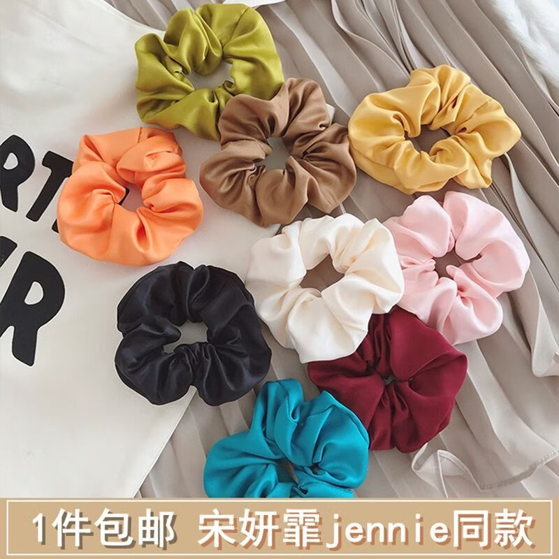 【提伯斯】jennie同款简约ins大肠发圈头绳皮筋扎头网红复古法式大肠