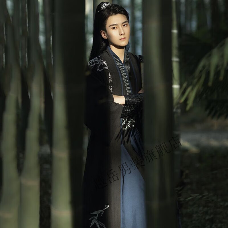 越岳宋制汉服男情侣款中国风汉元素古风套装日常春夏秋侠客剑侠古装