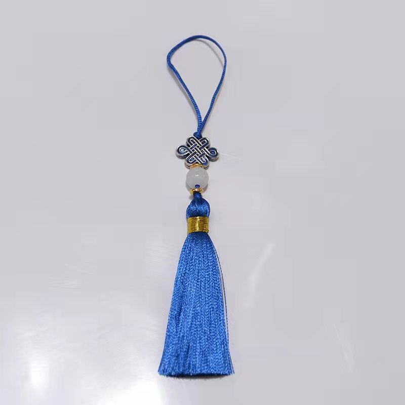 zhangu (5条装)新款中国风流苏穗子挂饰 迷你小中国结包包配饰 b款